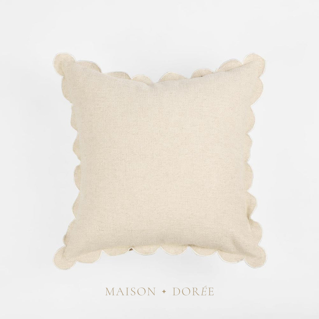 Cushion - Scallop 50x50cm White