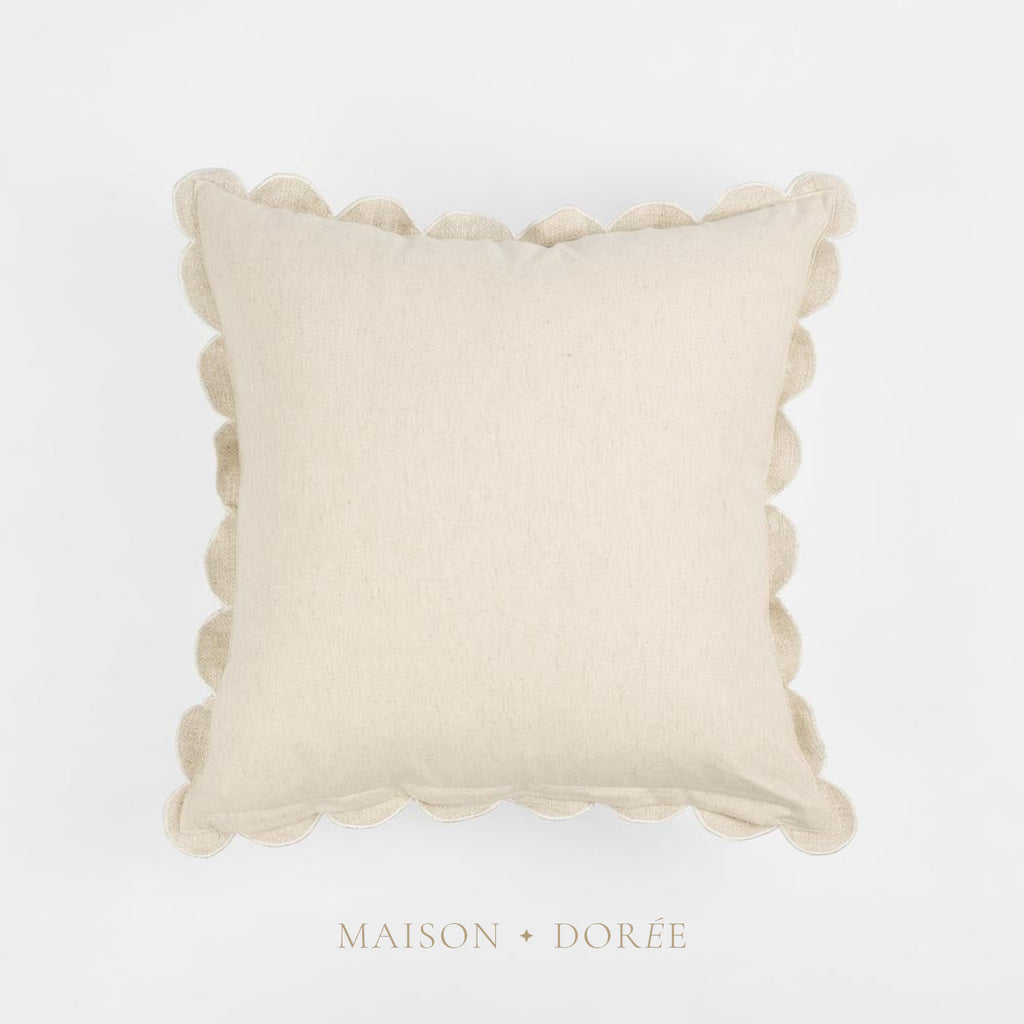 Cushion - Scallop 50x50cm White - view 2