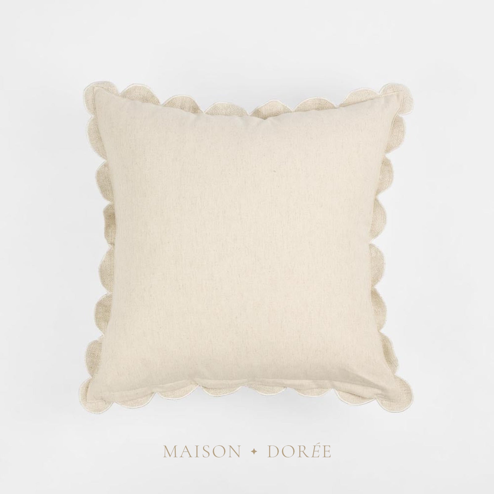 Cushion - Scallop 50x50cm White - view 2