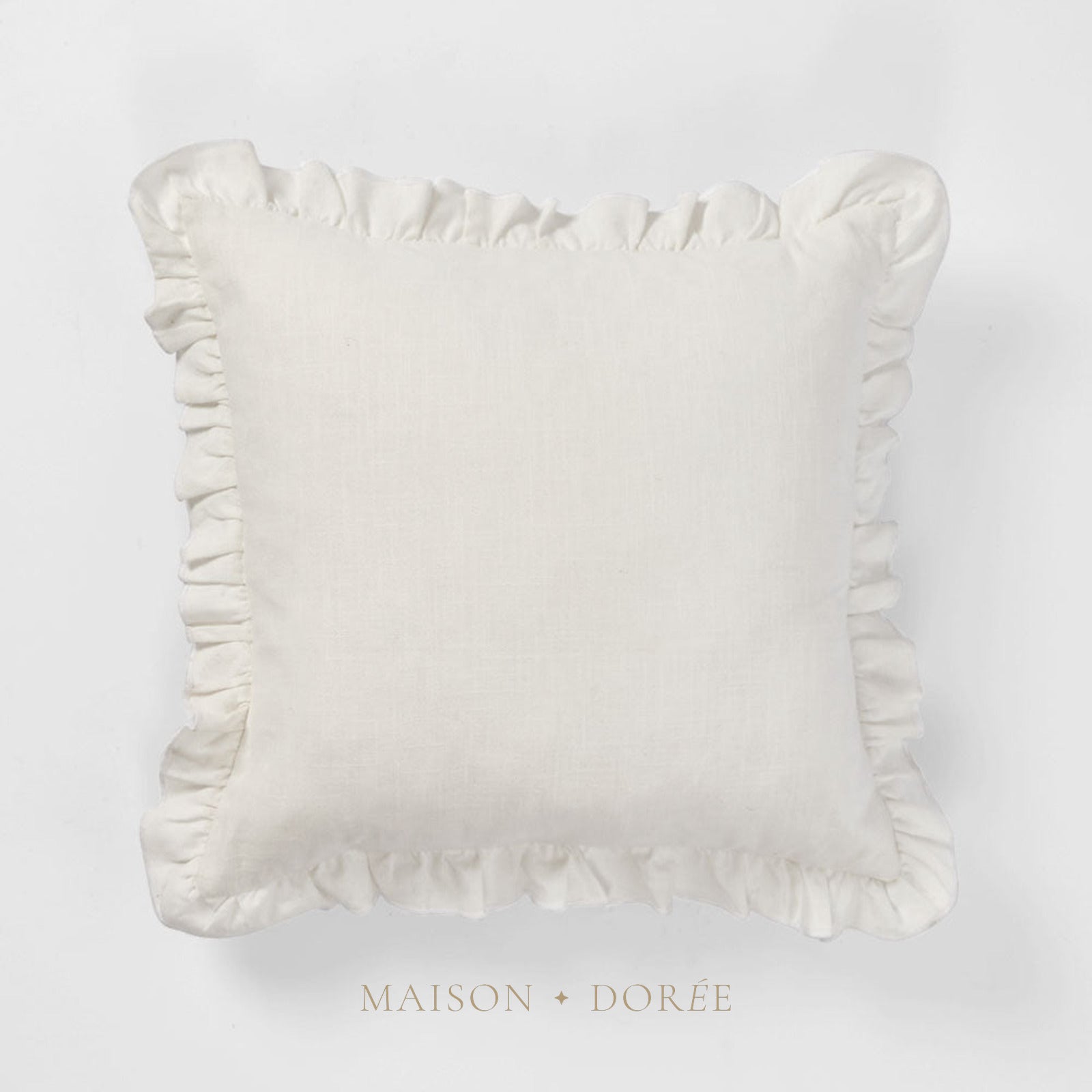 Cushion - Poppy 50x50cm White