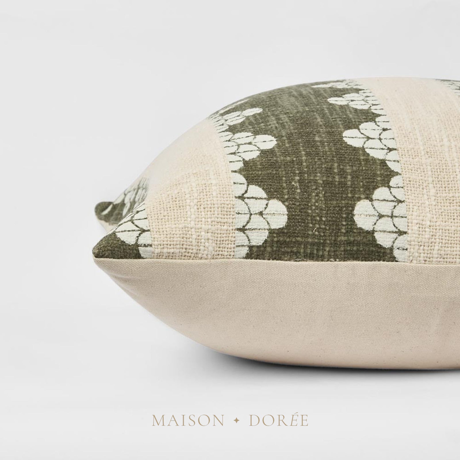 Cushion - Ellsbeth 50x50cm Green/White - view 2