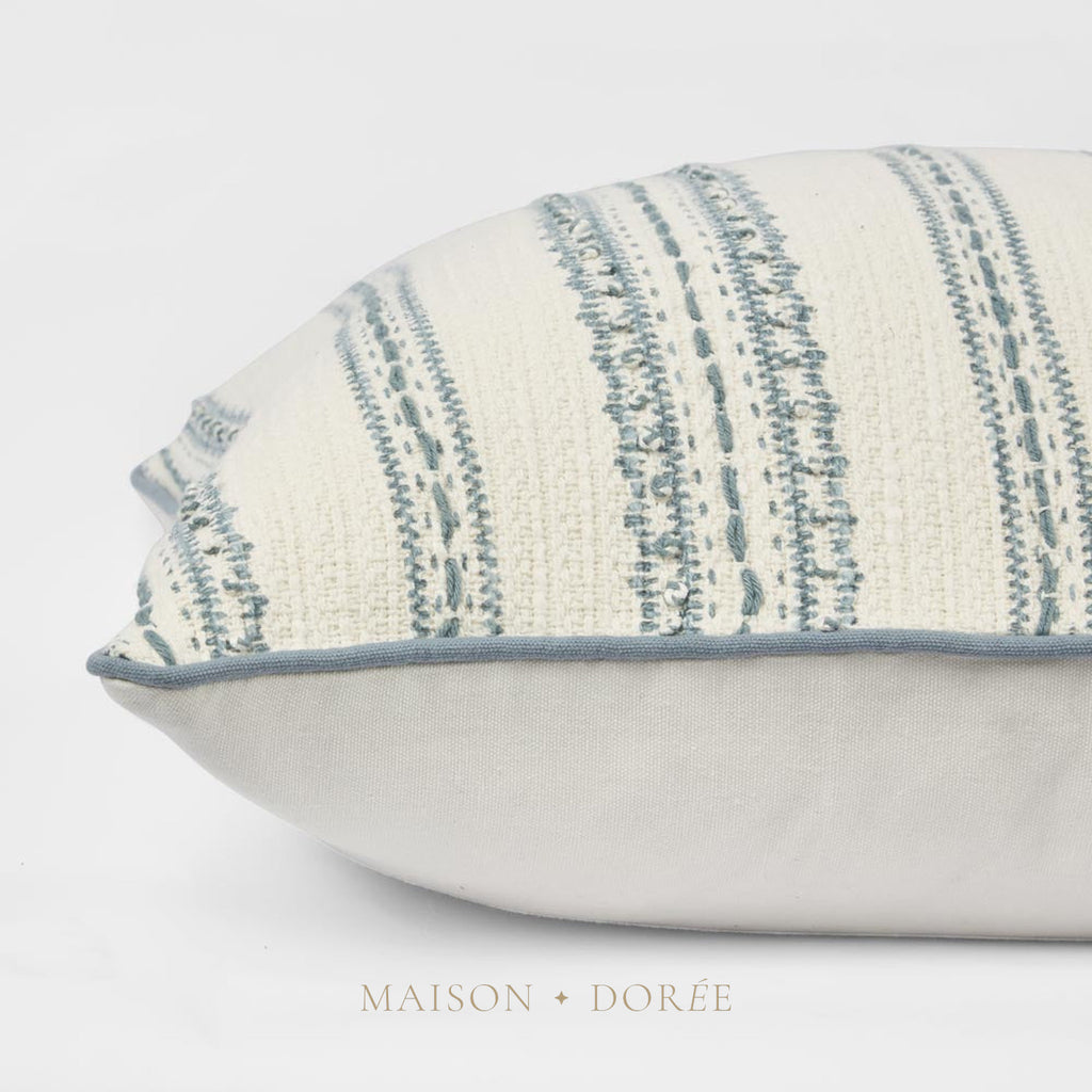 Cushion - Bluebell 50x50cm Natural/Blue - view 3