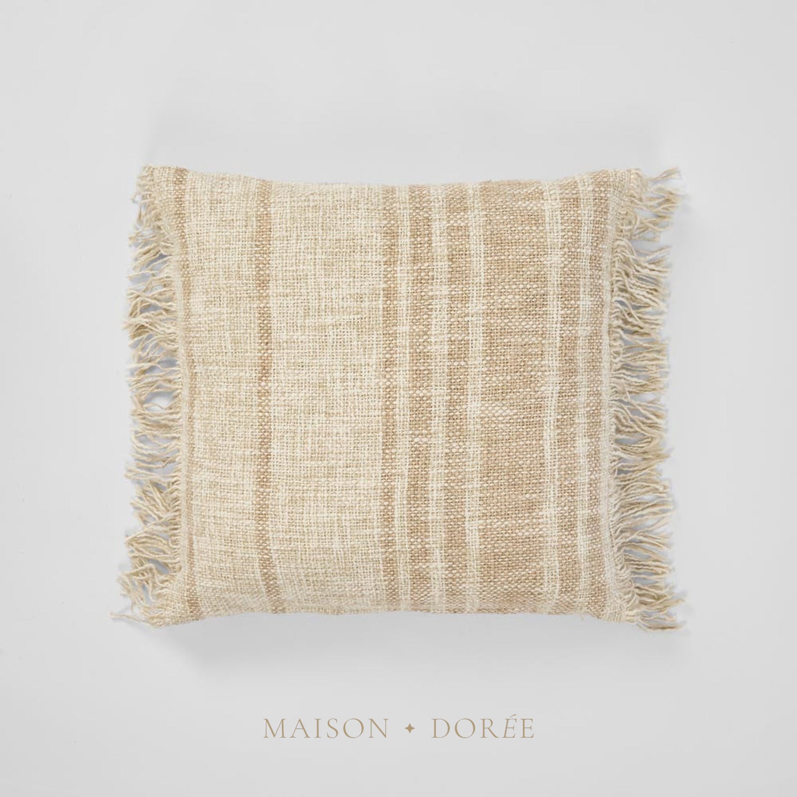 Cushion - Archer 50x50cm Natural/Mustard