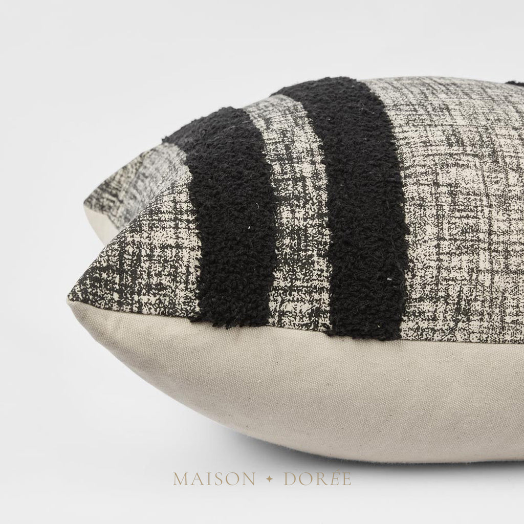 Cushion - Stanly 50x50cm Black/Grey - view 2