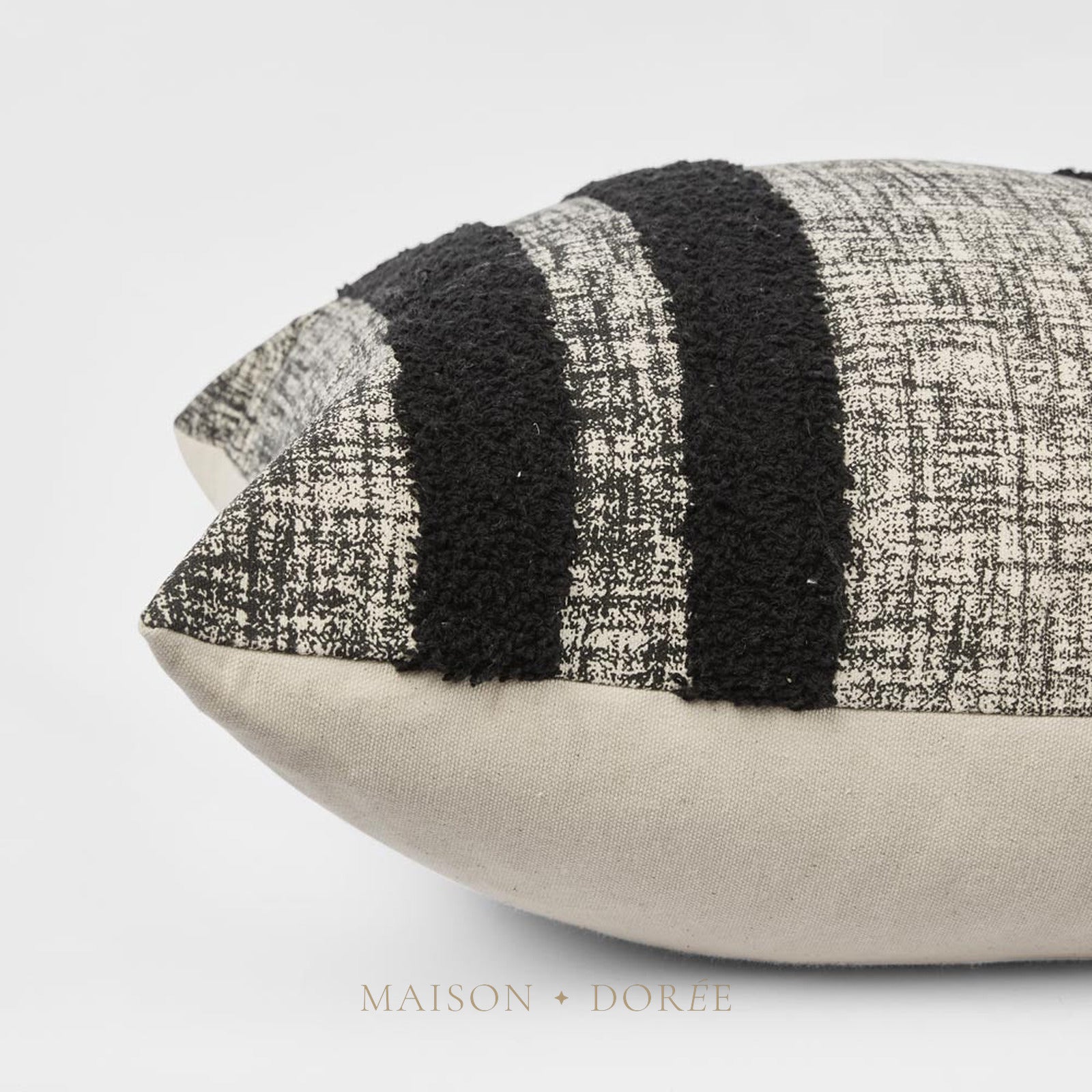 Cushion - Stanly 50x50cm Black/Grey - view 2