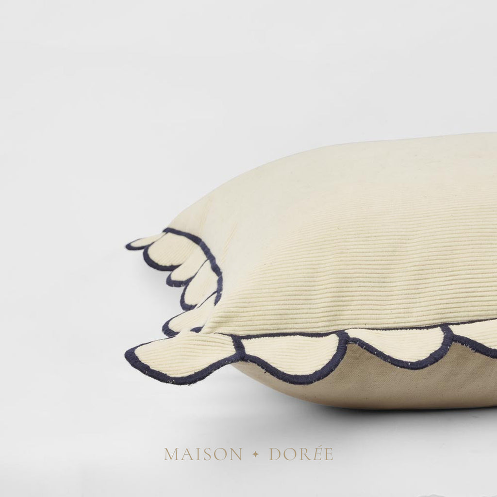 Cushion - Paree 50x50cm Natural/Blue - view 3