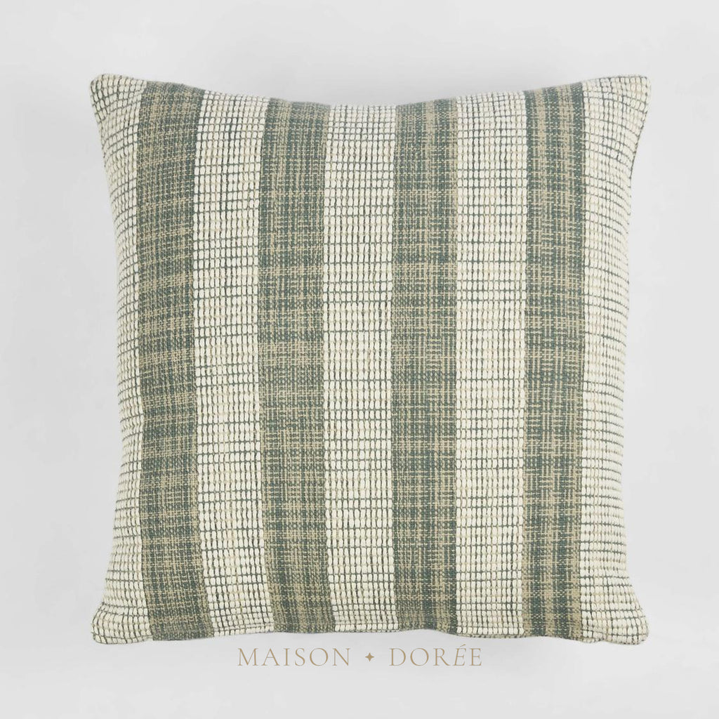Cushion - Otis 60x60cm Green/White