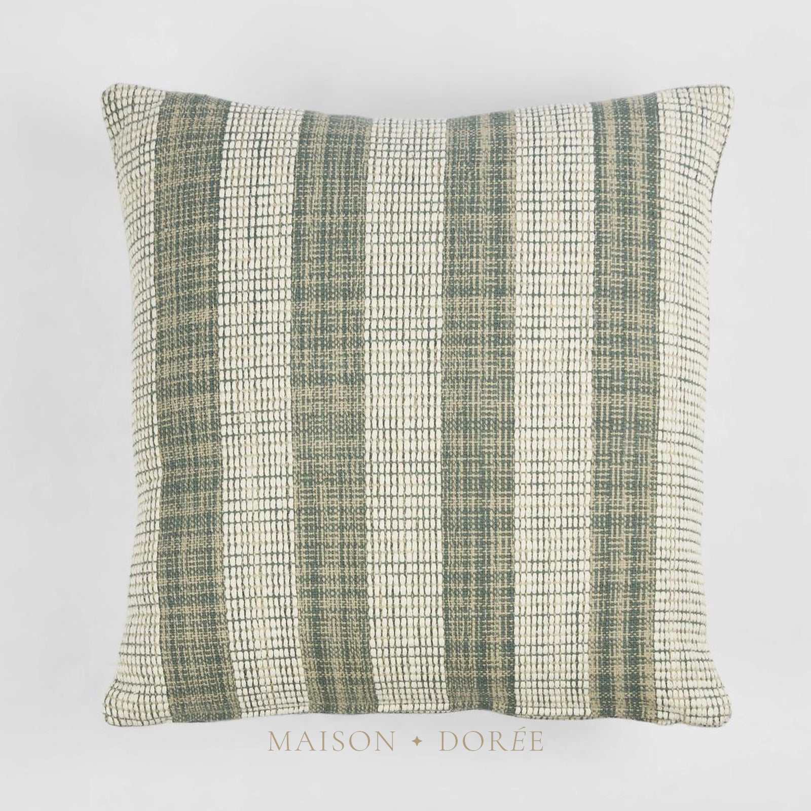 Cushion - Otis 60x60cm Green/White