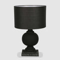 Coach Table Lamp Black With Black Shade