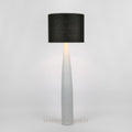 Samson Floor Lamp Base White with Black Shade — Black