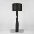 Callum Floor Lamp Base Black with Shade Black — Black