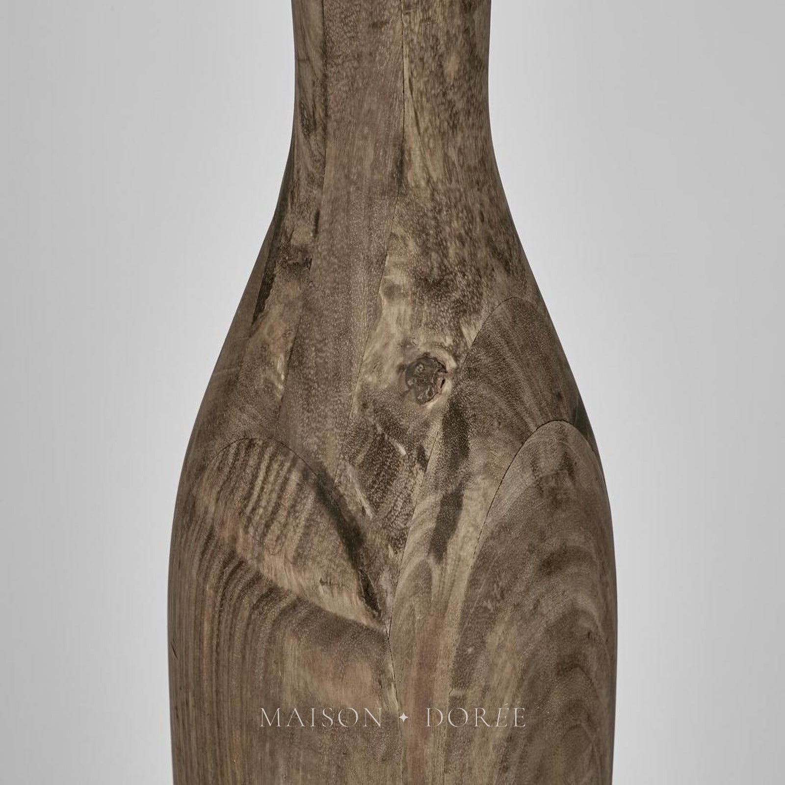 Callum Timber Floor Lamp Base With Natural Shade