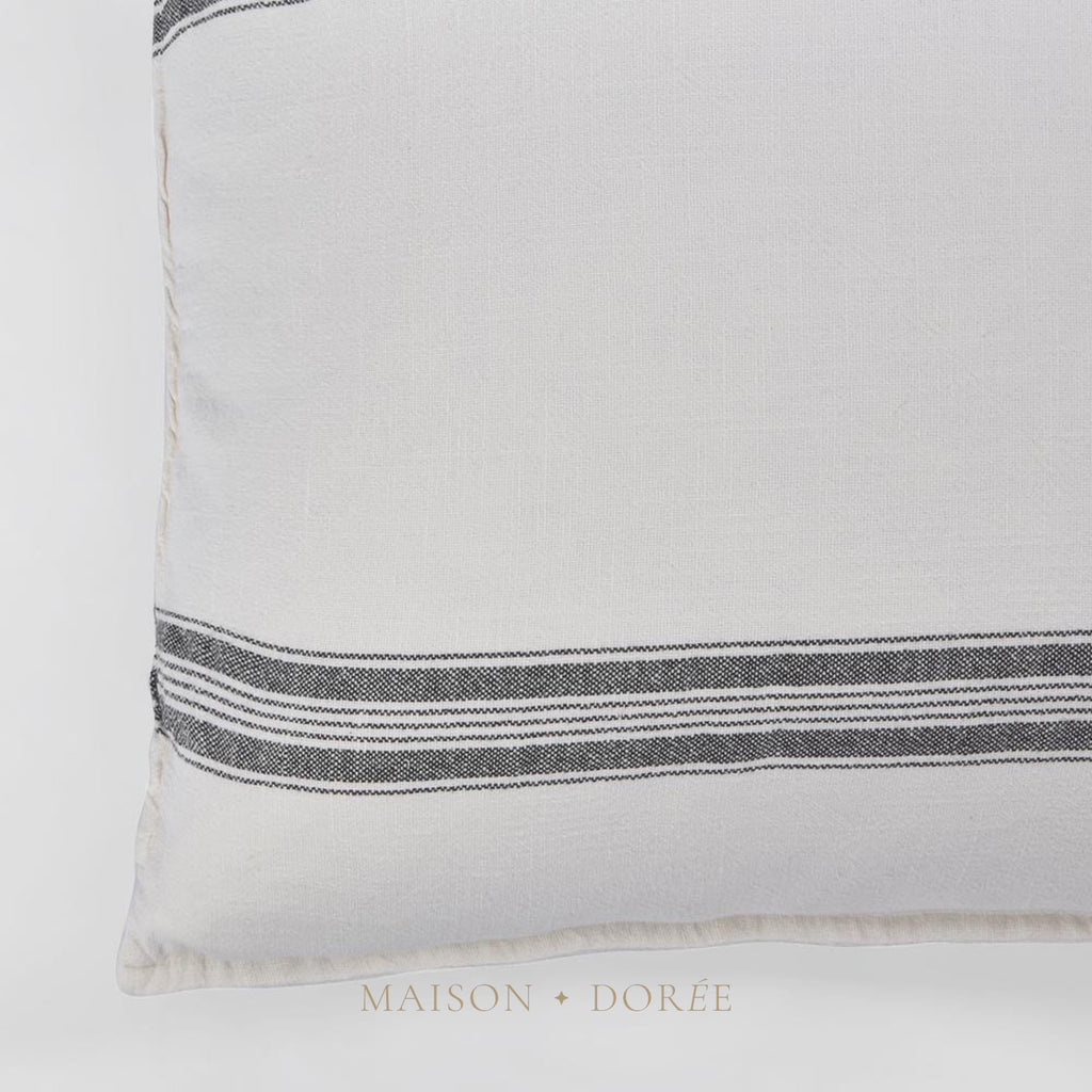 Stripe Slub Cush 50x50 White - view 2