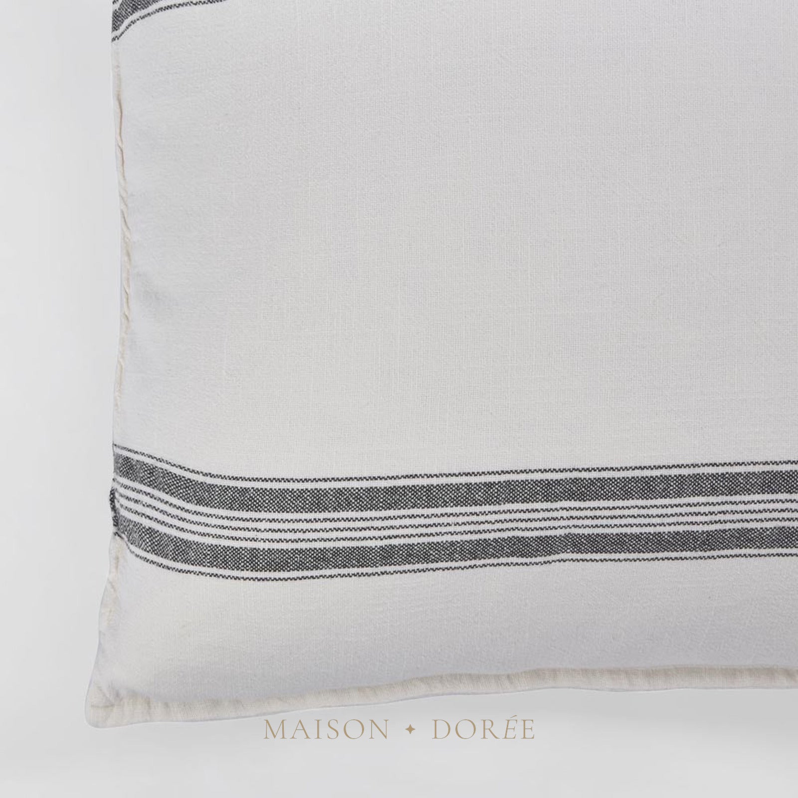 Stripe Slub Cush 50x50 White - view 2