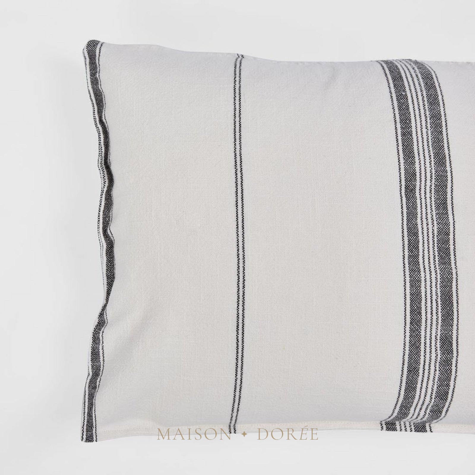 Stripe Slub Cush 40x60 White - view 2