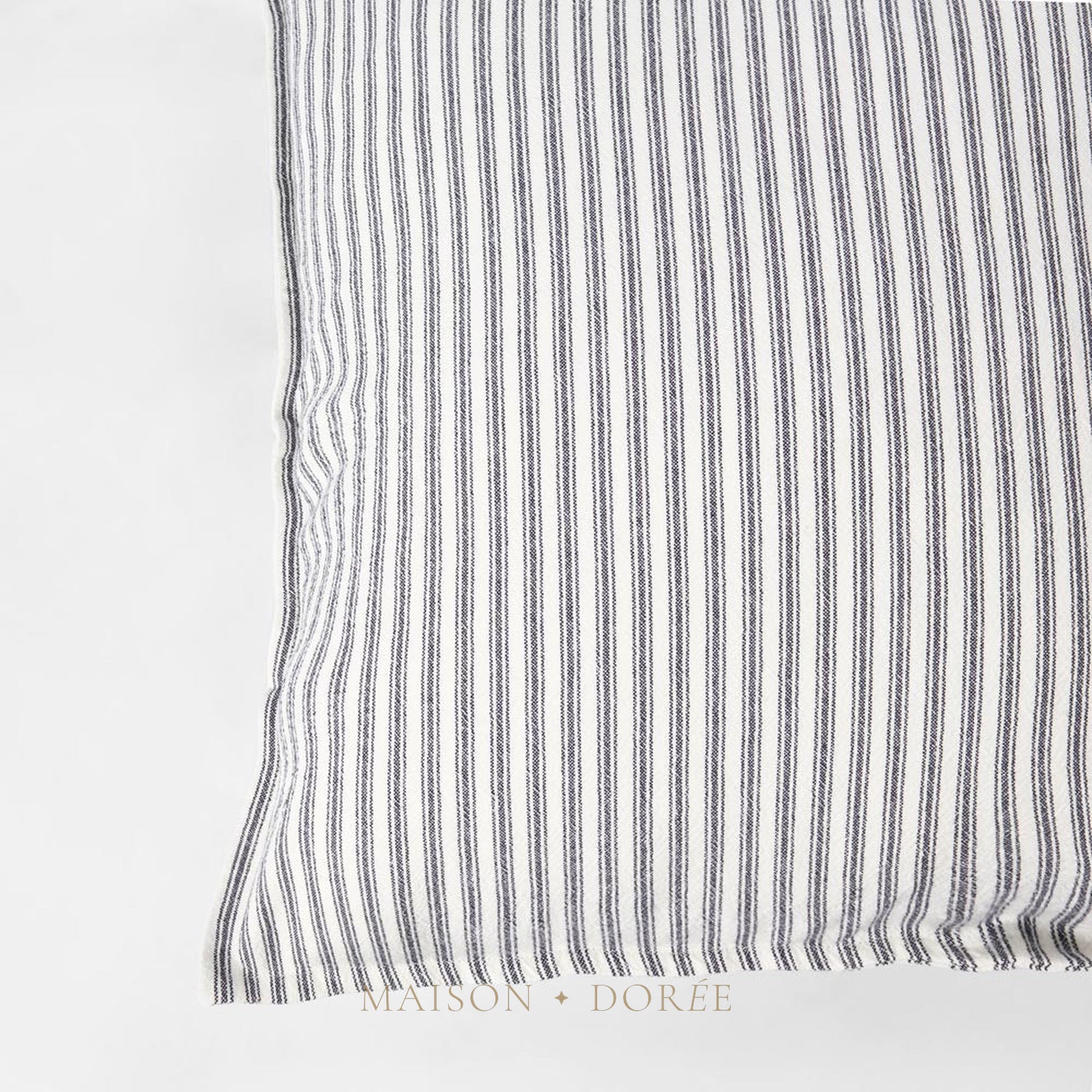 Ticking Cushion Blue 50x50 - view 2