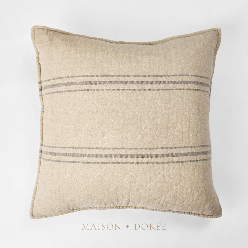 French Blue Stripe Cushion 50x50