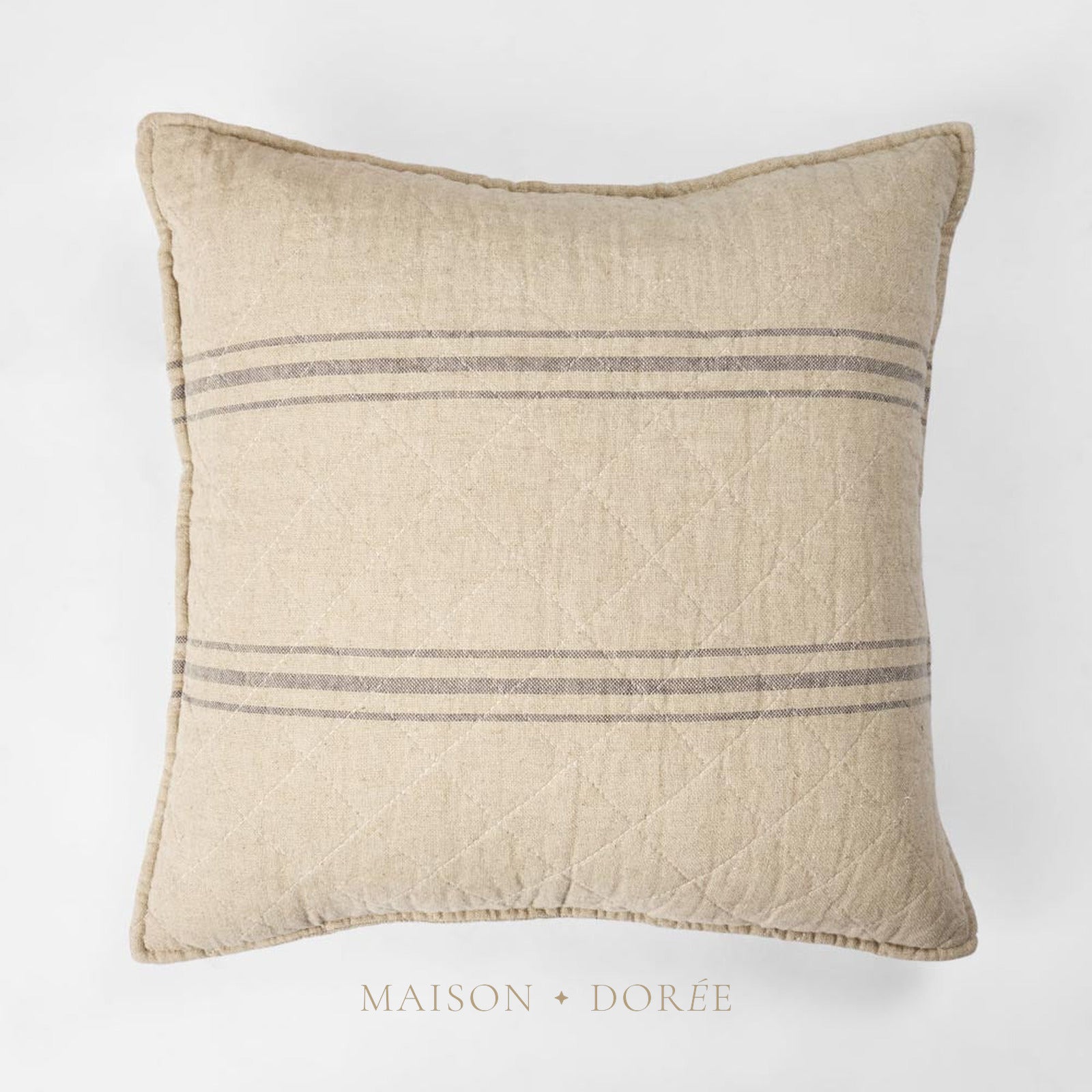 French Blue Stripe Cushion 50x50