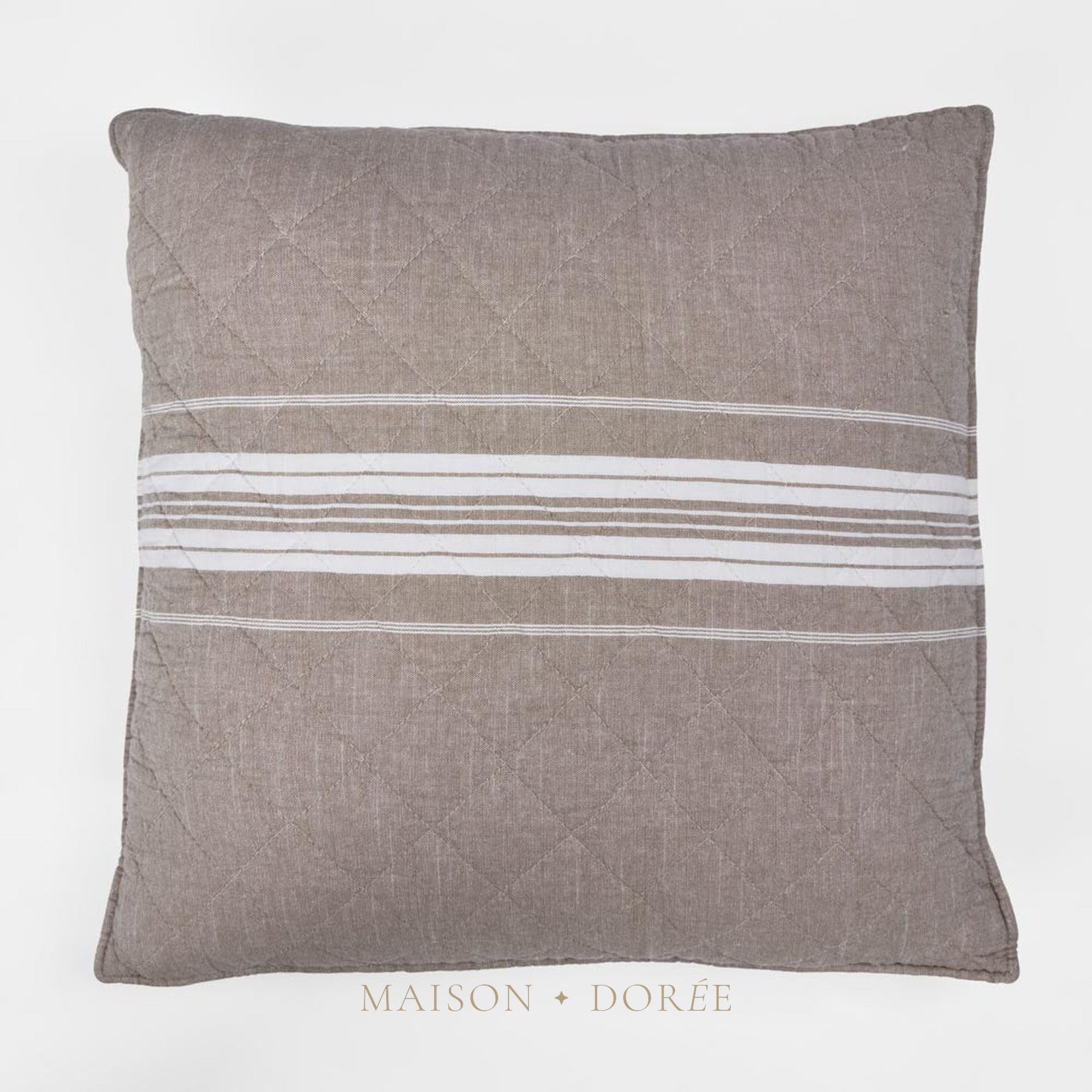 Donkey & White Stripe Cushion 50x50