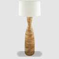 Esraj Turned Wood Floor Lamp Natural