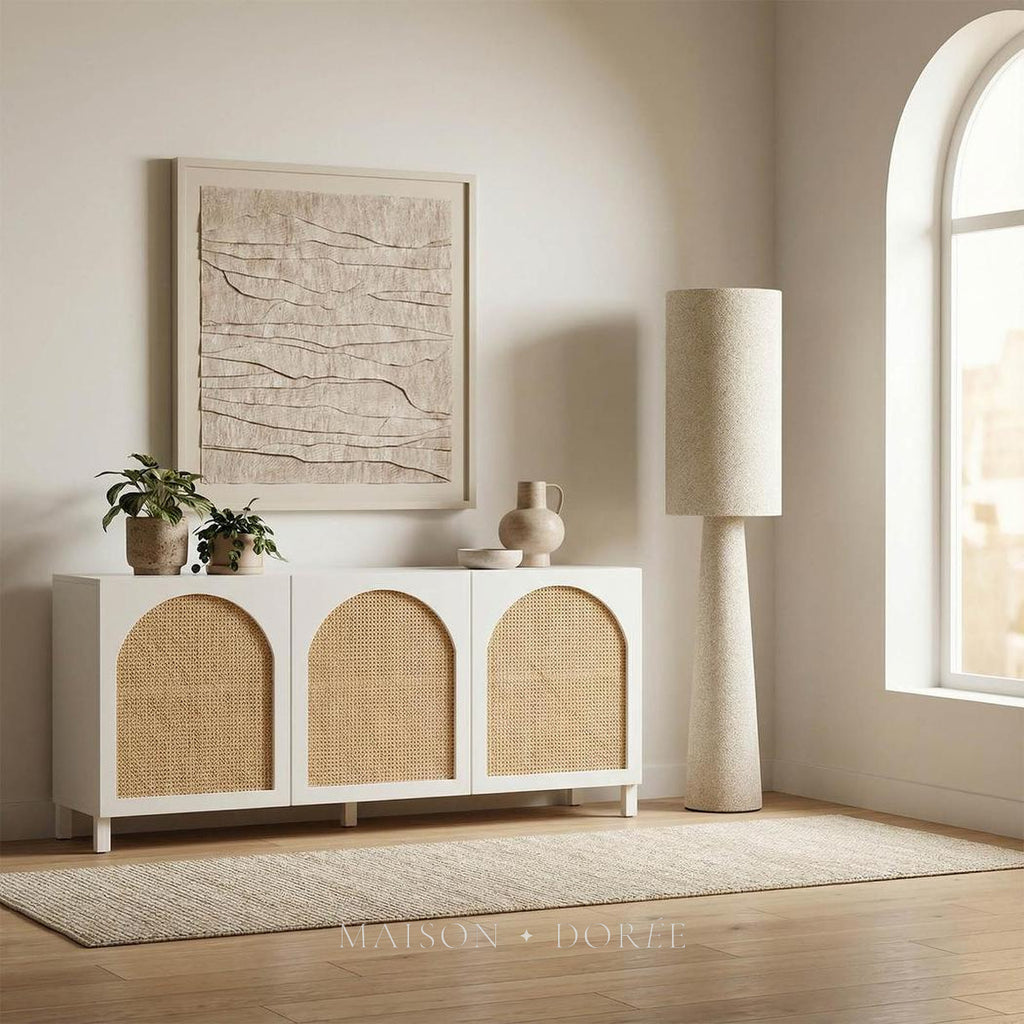 LADRAR Bark Wall Art Square Ecru - view 4