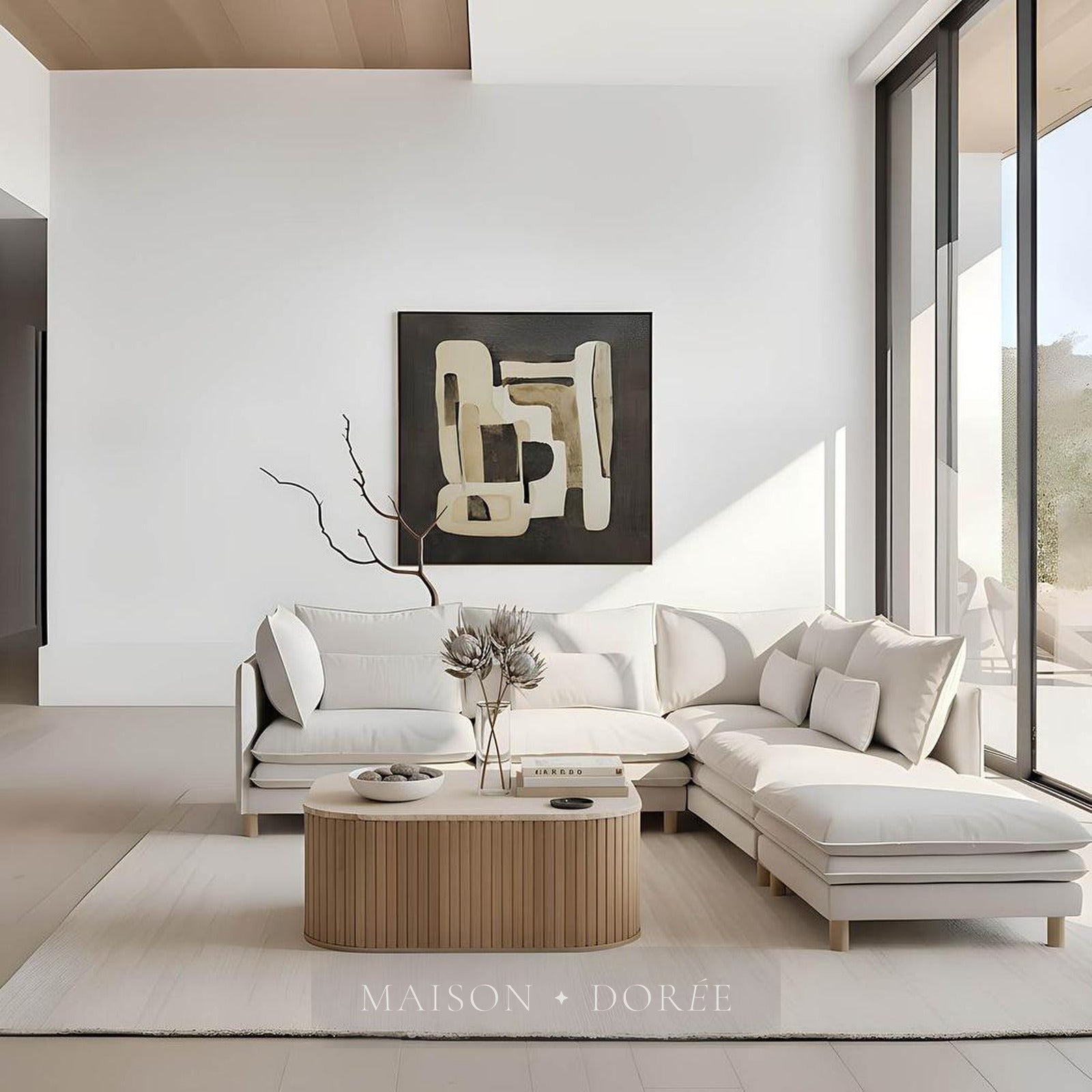 Duran Canvas Wall Art Square 120x120cm - view 2