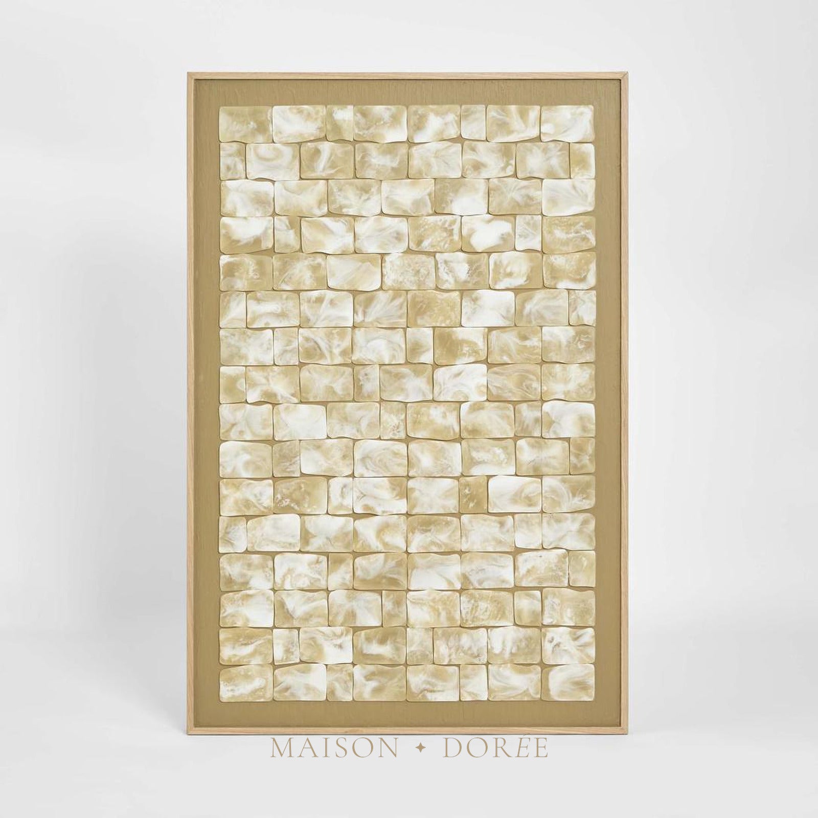 Auri Resin Wall Art 120 x 80cm Brown