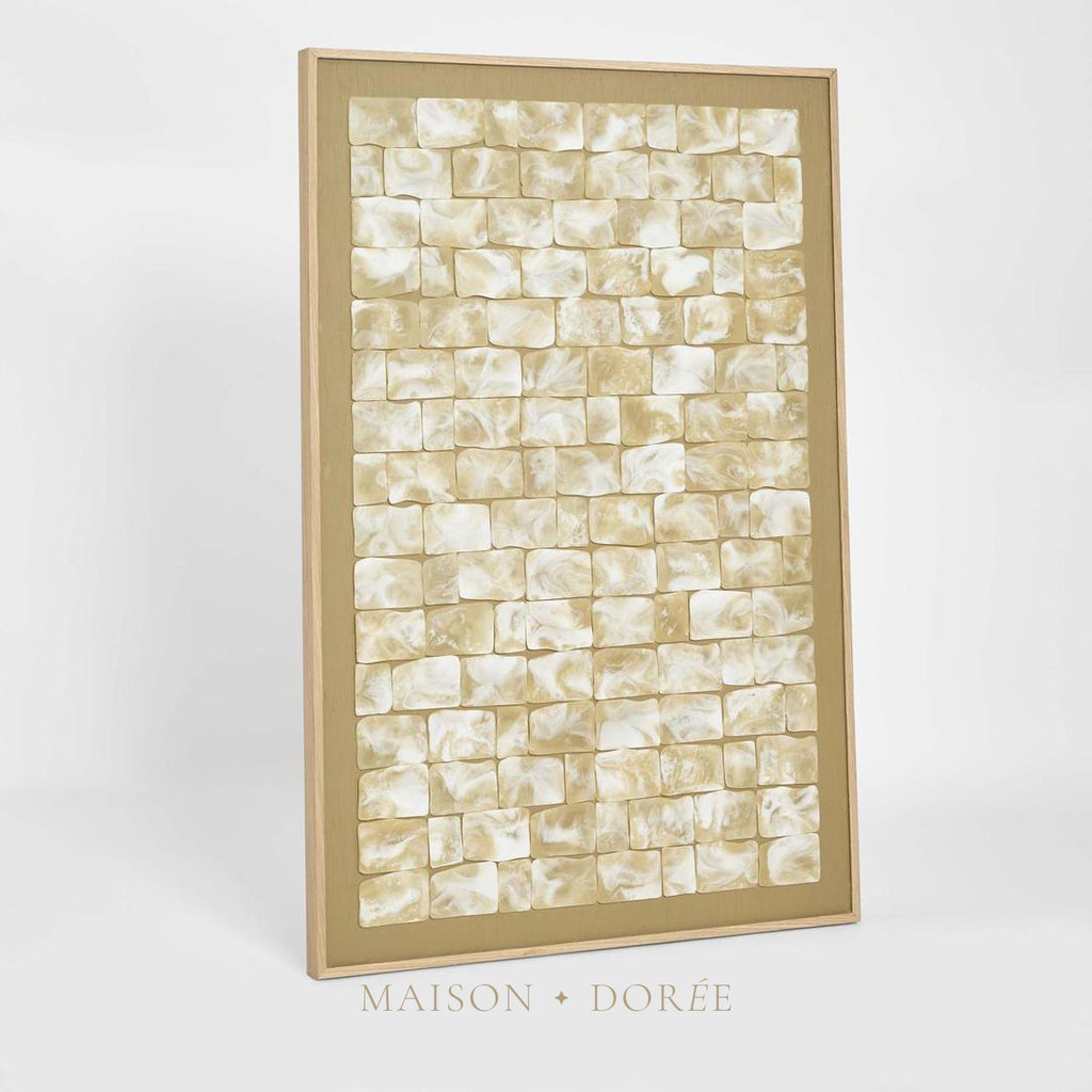 Auri Resin Wall Art 120 x 80cm Brown - view 2