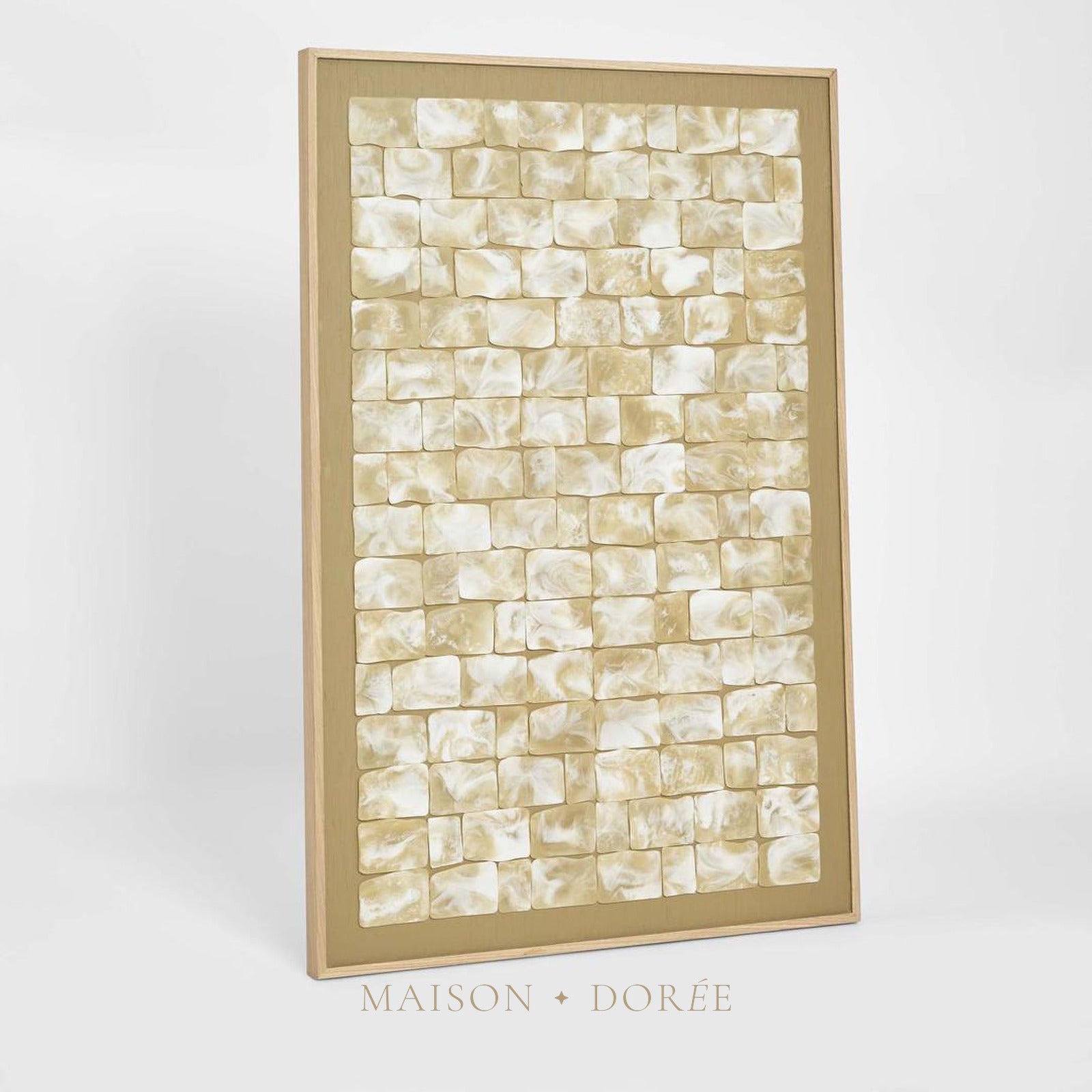 Auri Resin Wall Art 120 x 80cm Brown - view 2
