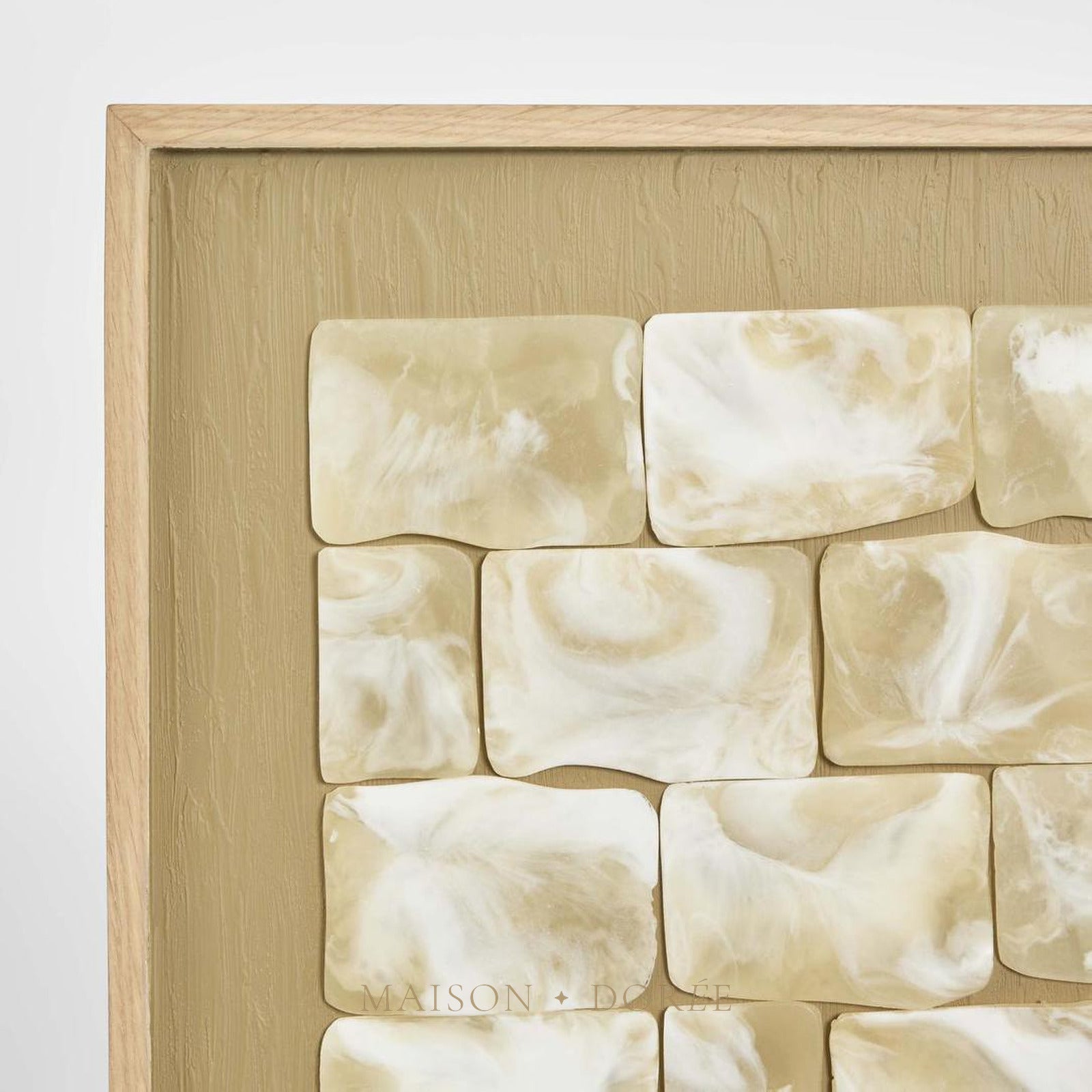 Auri Resin Wall Art 120 x 80cm Brown - view 3