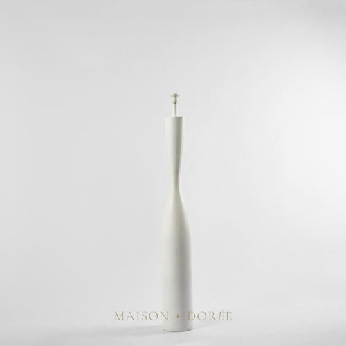 Callum Floor Lamp Base White- Base Only