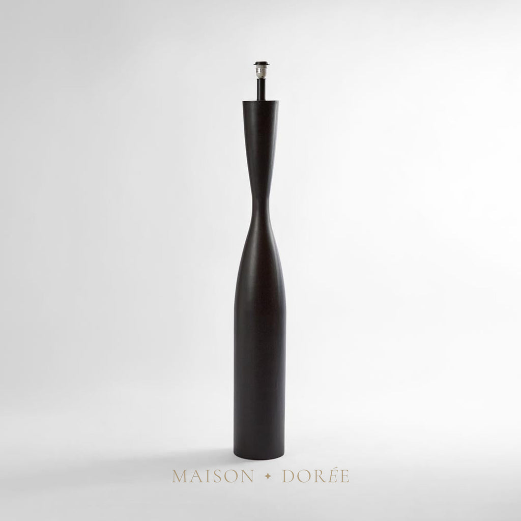 Callum Floor Lamp Black- Base Only — Black