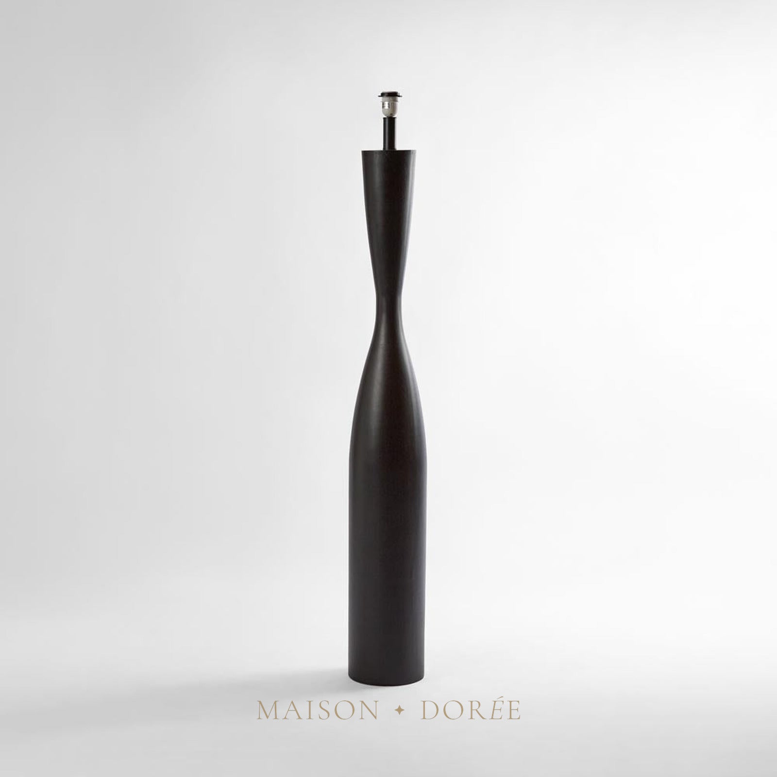 Callum Floor Lamp Black- Base Only — Black