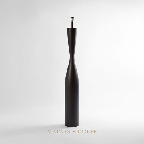 Callum Floor Lamp Black- Base Only — Black