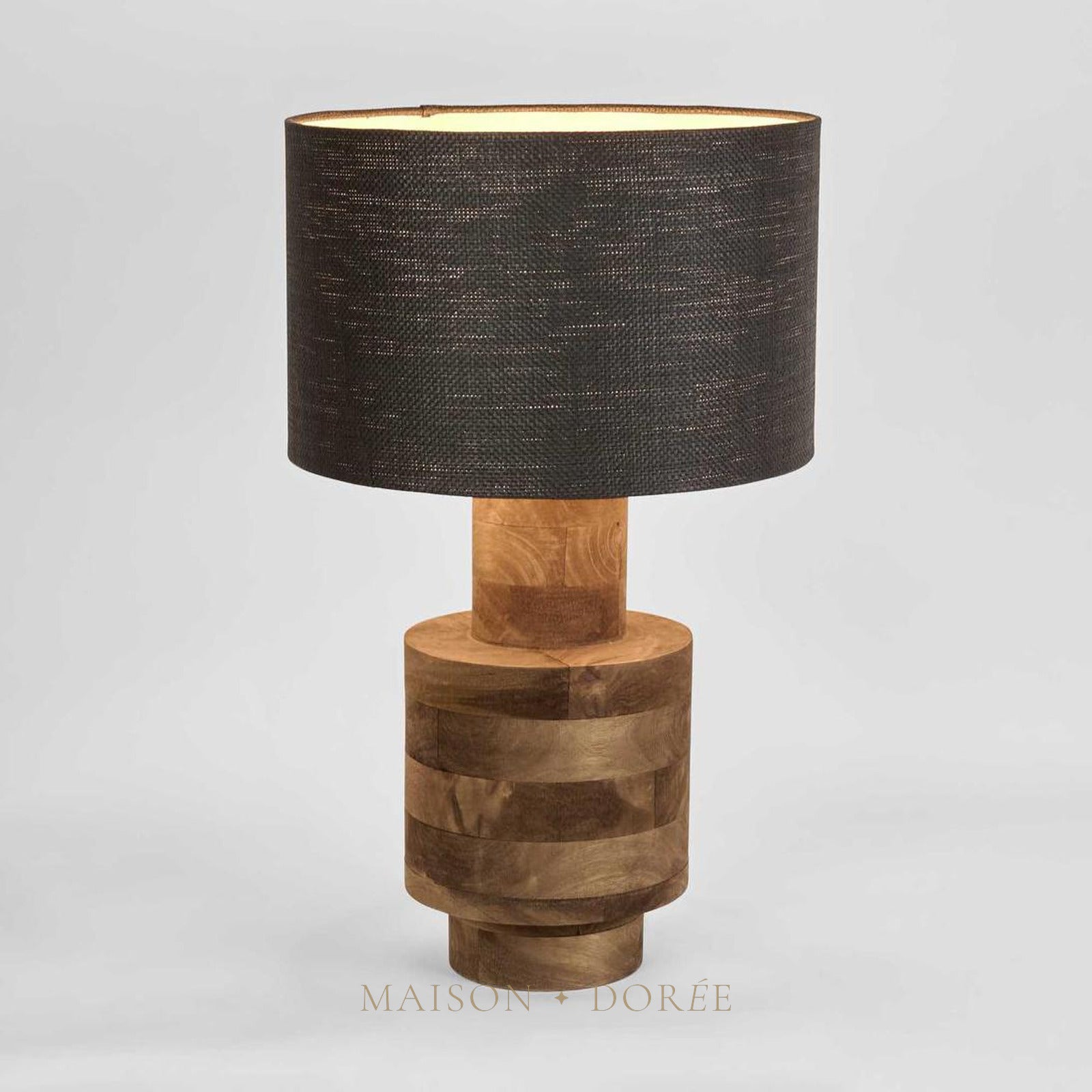 Circa Timber Table Lamp Small Base- Base Only