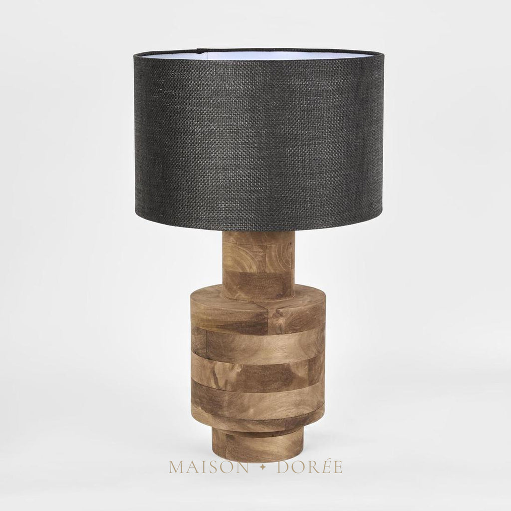 Circa Timber Table Lamp Small Base- Base Only
