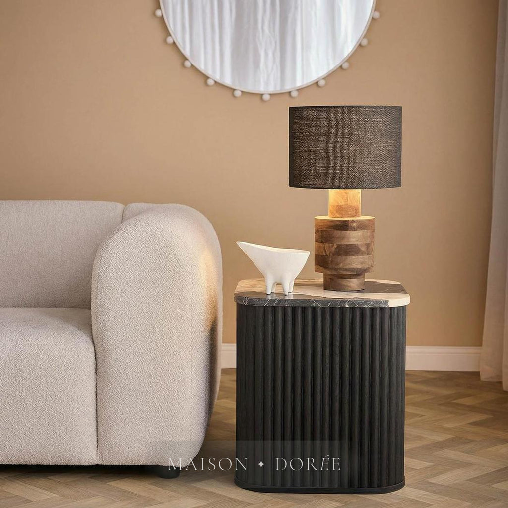 Circa Timber Table Lamp Small Base- Base Only