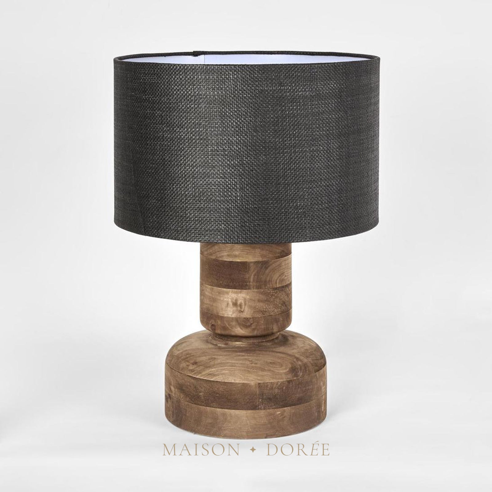 Clem Timber Table Lamp Base- Base Only