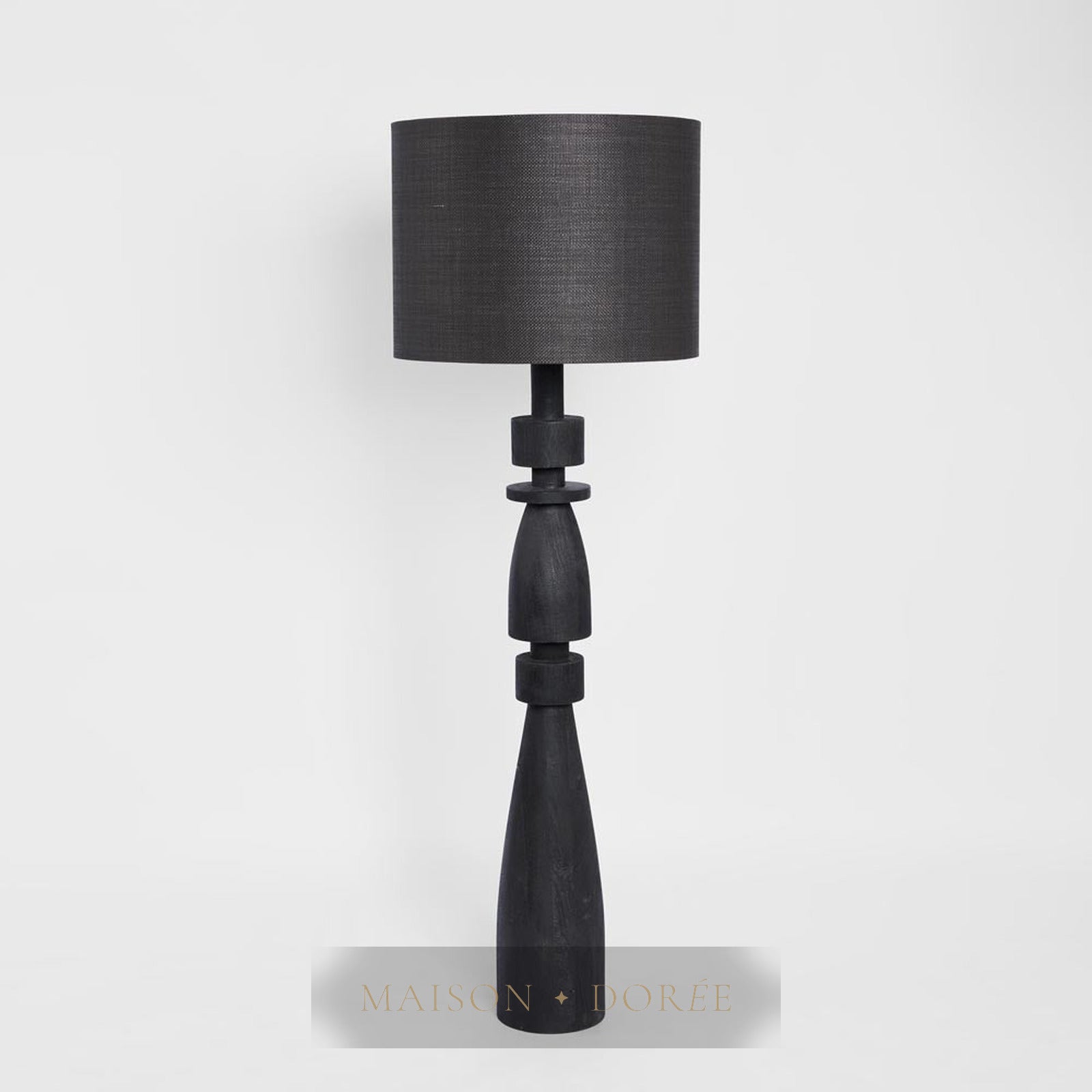 Magnus Floor Lamp Base Black- Base Only — Black
