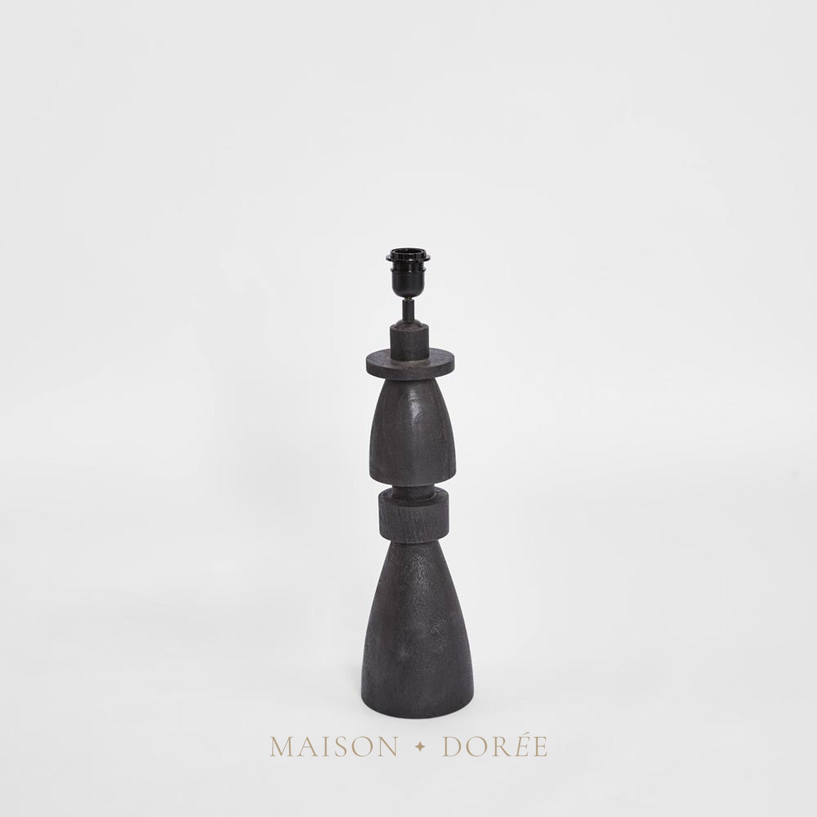Magnus Table Lamp Base Black- Base Only