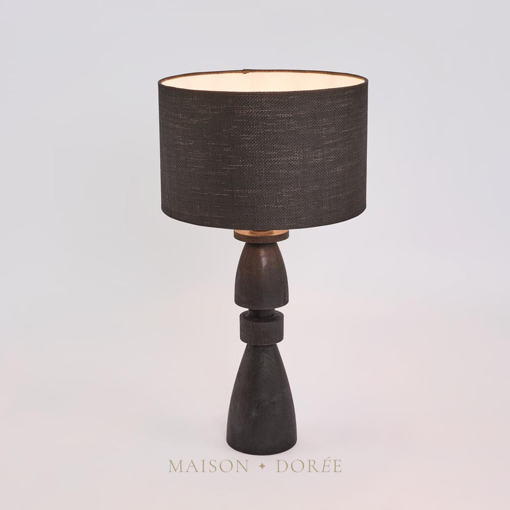 Magnus Table Lamp Base Black- Base Only