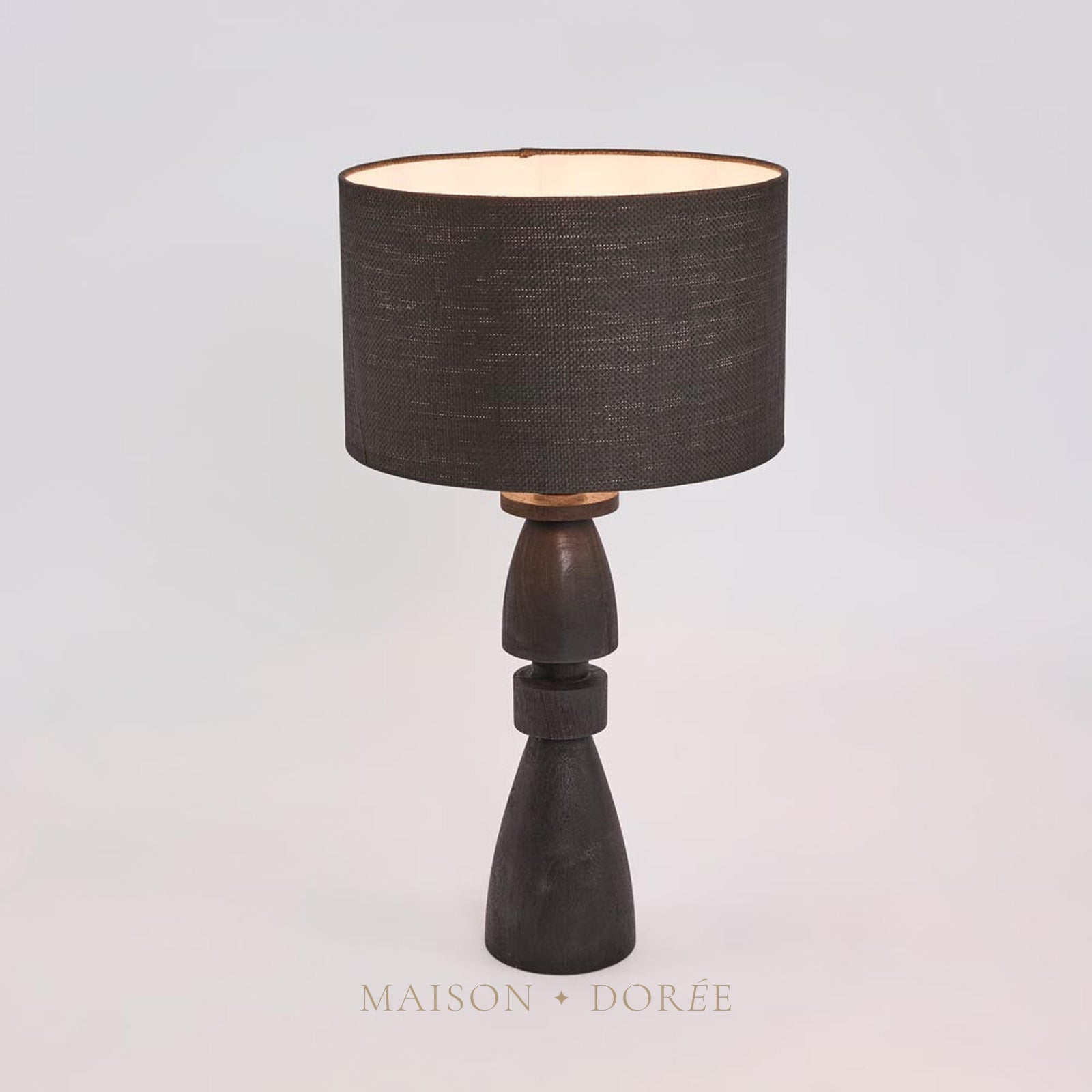 Magnus Table Lamp Base Black- Base Only