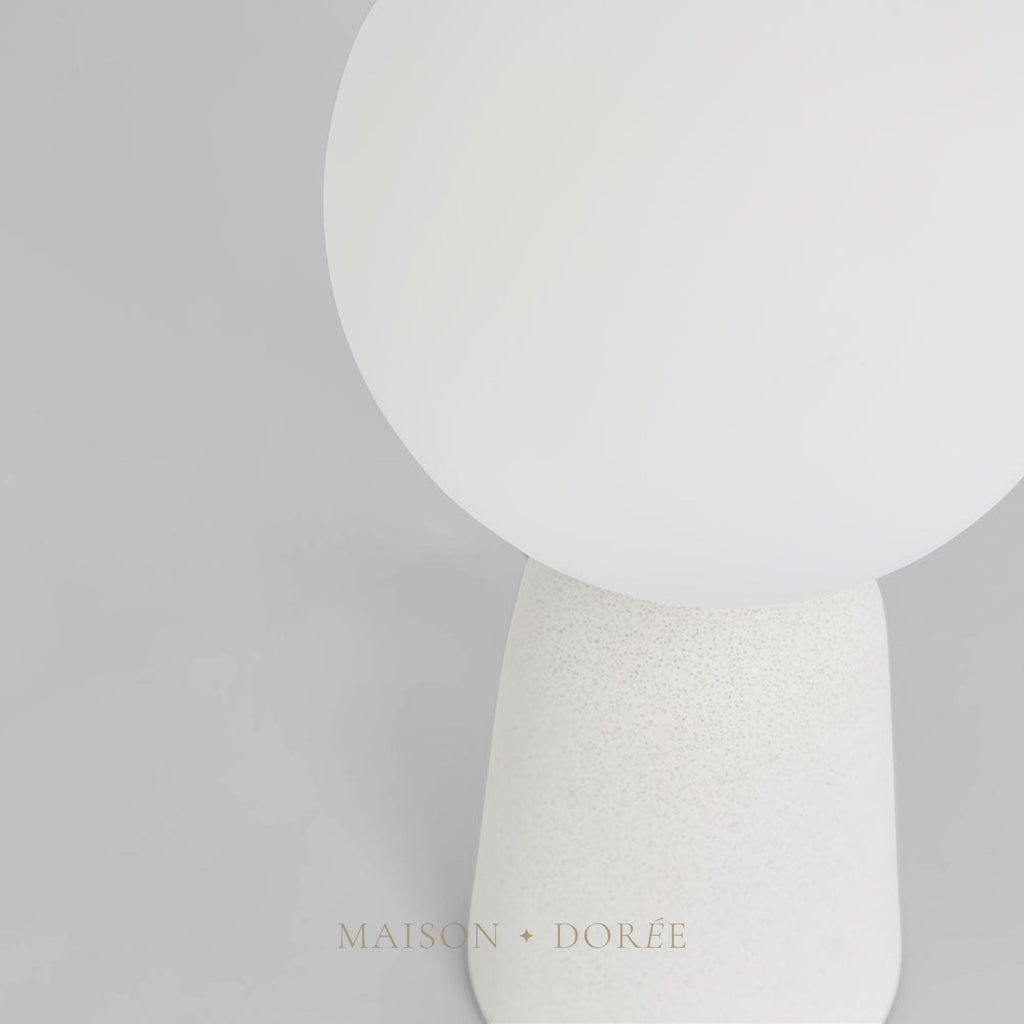 Poppy Table Lamp Chalk