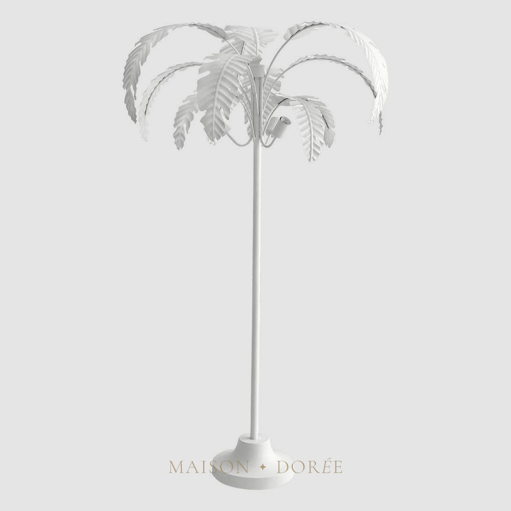 Azalea Floor Lamp in White — White