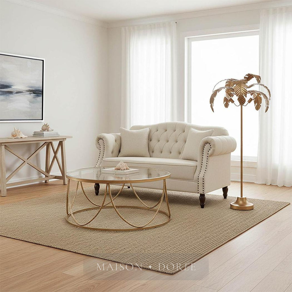 Azalea Floor Lamp Gold
