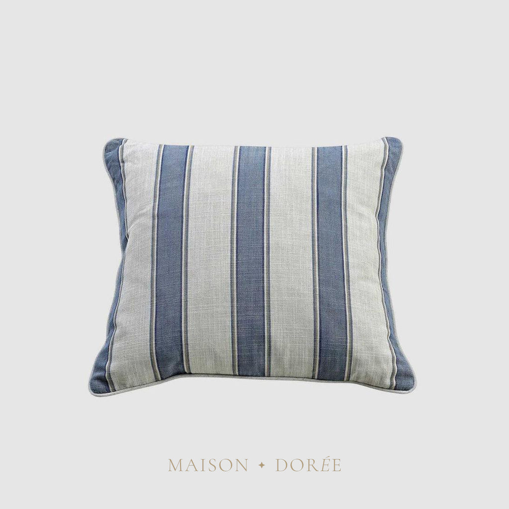 55cm Cushion Blue Sky Stripe - view 2
