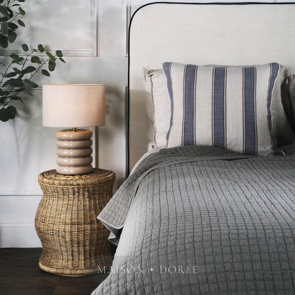 55cm Cushion Blue Sky Stripe - view 3