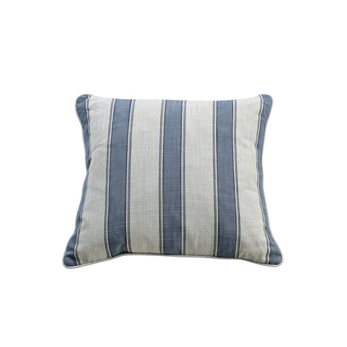 55cm Cushion Blue Sky Stripe