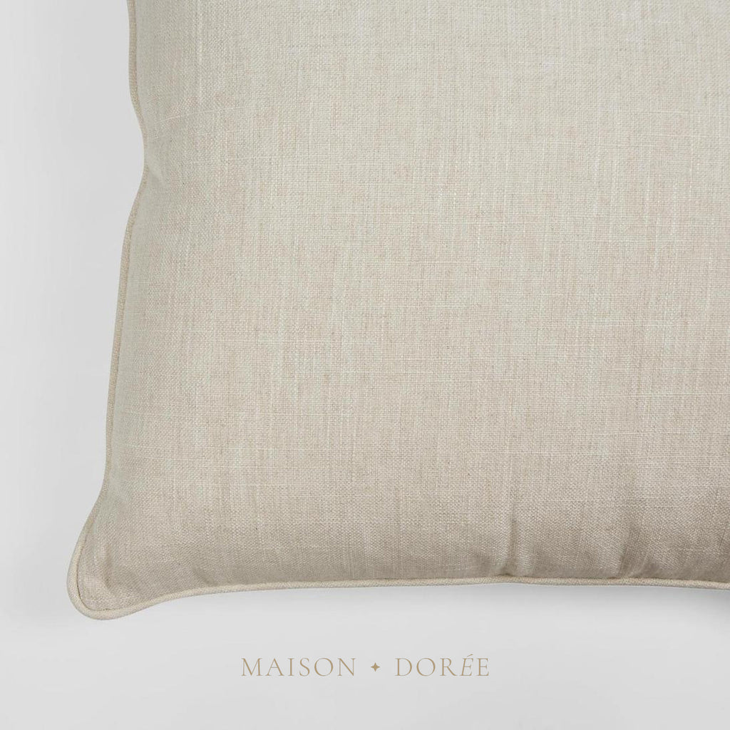 55cm Throw Cushion Ivory - view 2
