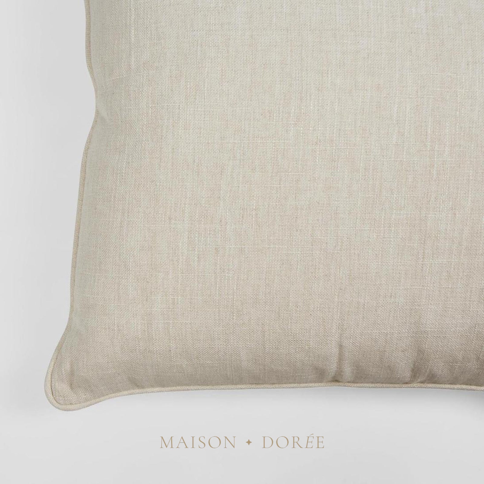 55cm Throw Cushion Ivory - view 2